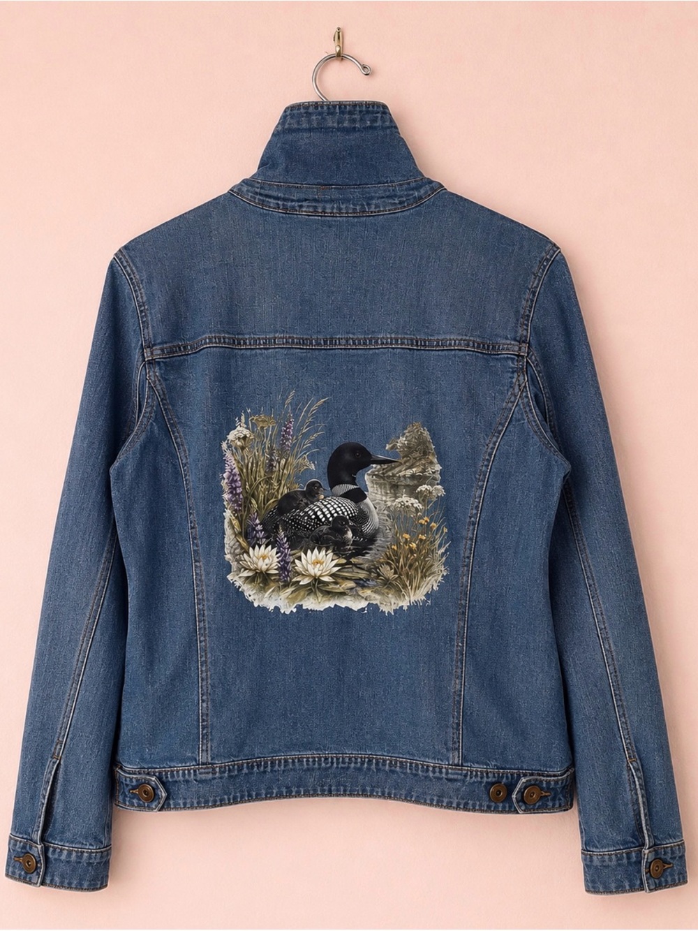 Loon | Style & Co. | Large | Bird & Blossom Upcycled | Excellent Condition